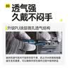 PU浸塑胶涂指涂掌尼龙手套劳保工作耐磨防滑干活打包薄款胶皮手套 黑色条纹PU涂指36双 S 实拍图