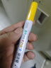 得力（deli）油漆笔DIY防水防油不掉色白色黑色马克笔记号笔工业补漆轮胎笔涂鸦笔金属模型补漆笔 【单支黄色】2.0mm线幅 实拍图