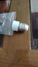 家用E27转换灯头螺口LED灯泡灯头转换器灯头 E27螺口转E14螺口（接E14灯泡） 实拍图