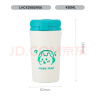 乐扣乐扣（LOCK&LOCK）翻盖小咖杯316保温保冷杯吸管直饮两用咖啡杯水杯子430ML绿色 实拍图