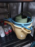 爱丽思（IRIS）洒水器水壶园艺工具简约花草树脂塑料喷壶大容量园艺喷水壶 绿色 带喷头 3.6L 实拍图