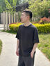gxg.jeans男装  多色字母绣花基础凉感休闲圆领短袖T恤男 25年夏新品 深灰色 M (170) 实拍图