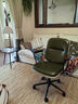 IDESK真皮电脑椅家用办公椅人体工学椅书房椅子久坐办公椅旋转椅子 墨绿色油蜡皮 实拍图