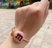 【MM豆彩色糖果发绳】简约网红皮筋百搭发饰少女发圈 m豆发绳-1条【随机色】 实拍图
