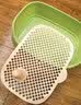 HKML狗狗厕所小型犬专用宠物用品狗便盆尿盆鹦鹉站架喂食排便桌面训练 牛油果大号：48x37x13cm 实拍图