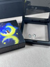 GOLDO JEWELRY925银白玉髓熔岩耳钉女气质简约银耳钉礼物耳饰白玛瑙耳钉首饰 熔岩耳钉（白金）925银+无盒 实拍图