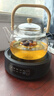 忆壶茶（YIHUTEA）茶壶玻璃电陶炉套装加热煮茶器家用烧水壶围炉煮茶套装养生煮茶壶 实木提梁壶+缁黑电陶炉 实拍图