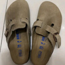 BIRKENSTOCK勃肯德国进口男女款涂油皮软底复古Boston包头拖鞋 棕色常规版1018147 40 实拍图