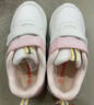 基诺浦宝宝学步鞋 18个月-5岁春秋款儿童鞋子 软底男女机能鞋GY1539 白色/绿色/灰色/银色 24 150mm 适合脚长146-155mm 实拍图