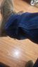 真维斯（JEANSWEST）牛仔裤男加绒2025冬季轻商直筒修身保暖牛仔长裤男蓝色加绒38 实拍图