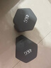 诚悦彩色浸塑哑铃男女士家庭用健身塑型器材组合套装4kg*2灰色CY-528 实拍图
