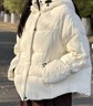 森马（Semir）轻松羽绒|羽绒服女宽松连帽面包服冬防泼水防风外套101724113045 实拍图