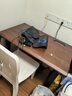 木藝生高端实木电动升降桌书桌电脑桌台式电竞办公桌子四立柱升降工作台 隐藏插排3cm胡桃色-4立柱双电机 100*60【免费送装】 实拍图