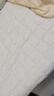 洁丽雅（Grace）褥子床褥软垫床垫防滑可折叠学生床褥子垫被双人床1.5米经典白 实拍图