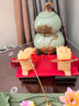 晶湖天然黄玉貔貅摆件一对开业大吉礼品摆件玄关办公室招财摆件工艺品 黄玉貔貅摆件-4号【一对装】 实拍图