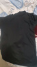 短袖t恤男夏季圆领透气运动休闲百搭潮流弹力打底衫 网眼短T黑色 2XL 实拍图