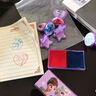 迪士尼（Disney）儿童卡通印章 幼儿园玩具可爱图章鼓励印章生日礼物女小学教学奖励印章12枚 草莓熊DM24631T-1 实拍图
