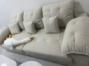 杜杜美家奶油风绒布艺沙发组合 客厅小户型简约现代直排云朵沙发A61# 实拍图