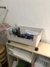 自然屋桌下书本收纳箱书包滑轮可移动书箱学生教室用桌面放书收纳盒书架 山茶花白【特大号 带万向轮】 实拍图