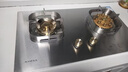 欢呼好太太燃气灶天然气液化气家用煤气灶双灶防爆钢化玻璃不锈面板嵌入式煤气灶具猛火灶定灶一级能效 【旗舰款】不锈钢面板+九腔鸳鸯猛火+纯铜火盖 管道 天然气 实拍图