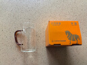 八马茶业 茶具 手柄玻璃杯 耐热玻璃茶杯 绿茶杯子350ml 享茗 实拍图