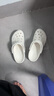 卡骆驰（crocs）洞洞鞋男鞋女鞋 25夏季新款运动鞋平底沙滩鞋透气情侣凉鞋拖鞋子 贝雅卡骆班-白色 42-43 (270mm) 实拍图