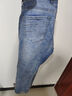 真维斯（Jeanswest）牛仔裤男夏季薄款宽松直筒男裤商务潮流弹力百搭男士休闲长裤子 浅蓝色 32 码(腰围2尺5) 实拍图