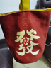 杭州灵隐直发新年红钱袋子招财斜挎手提包收纳单肩包桶包送闺蜜礼 钱袋子暗红 不含配件【已过香】 实拍图