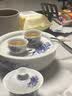 茶具套装陶瓷旅行整套茶盘茶杯泡茶壶旅游户外喝茶潮汕功夫宜兴 花开富贵—收藏送茶夹 实拍图