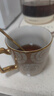 松发瓷器陶瓷杯子家用办公室咖啡杯水杯女生大容量情侣马克杯 卡其色 实拍图