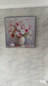 艺环宇欧式花卉油画装饰画个性轻奢客厅方形静物挂画北欧餐厅背景墙壁画 实拍图