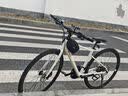 西骑者（WestBiking）自行车锁防盗电动摩托车锁便携折叠锁链条锁可固定单车山地车锁抗 黑色【加长版 带锁架】 实拍图