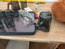 正扬玻璃茶具套装办公高档整套功夫茶盘耐热泡茶壶观山茶杯实木把防烫 10头烟(萧墨)6观山+道罐洗长胡黑 实拍图