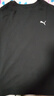 彪马（PUMA）纯色宽松短袖T恤男女情侣款新款夏季运动上衣 690409 黑色-01 2XL (190/108A) 实拍图