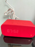 天猫精灵IN糖3智能蓝牙音箱 家用智能床头闹钟时钟音响 微信收款播报 声控迷你音箱  老人儿童礼物 低音炮 IN糖3 新潮红 实拍图