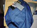 啄木鸟牛仔裤男士春秋季厚款弹力中年男裤商务宽松休闲高腰直筒裤长裤子 A07B蓝色 38 实拍图