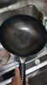 拜格章丘手工锻打铁锅老式圆底无涂层铁锅不粘炒菜锅燃气灶通用锅具 铁锅已开锅【适用1-3人】 32cm 实拍图