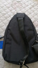 回力斜挎包男大容量简约旅行小背包单肩包斜肩包休闲通勤运动骑行胸包 黑色【升级款】 实拍图