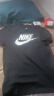 耐克(NIKE)男短袖T恤 纯棉 运动休闲 经典简约 AR5005-010 黑色L 实拍图