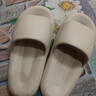 安尚芬踩屎感拖鞋男夏季户外潮流舒适室内居家厚底浴室防滑情侣凉拖鞋女 奶咖 42-43 适合41-42【内长27cm】 实拍图
