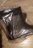 品之德 加绒保暧雨鞋雨靴水靴 EVA轻便防滑耐磨水鞋防寒靴雪地靴 耐油弱酸碱劳保鞋 黑色41 实拍图