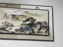 墨派 新中式客厅装饰画沙发背景墙壁画现代简约大气横幅山水叠加画 家和万事兴 A款 大幅150*50+小幅120*30晶瓷 实拍图