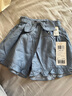 巴拉巴拉婴儿裤子宝宝短裤女童薄款夏装外穿甜美荷叶边清爽时尚潮 牛仔中蓝88201 90 实拍图