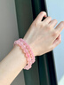 【招桃花】粉水晶手串马达加斯加果冻体粉晶女款转运手链小众礼物 【招桃花】8~9mm粉水晶手链 实拍图