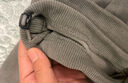 马登工装雪尼尔垂感聪明裤美式巴恩风直筒休闲裤仿灯芯绒束脚长裤子男 黑色 XL 实拍图