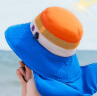 kocotreekk树儿童防晒帽大檐护颈宝宝遮阳帽男童女童防紫外线渔夫帽子夏季 实拍图
