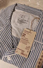 无印良品（MUJI）男式 无侧缝泡泡纱短袖睡衣男士家居服套装男款夏季纯棉全棉 藏青色条纹 M 实拍图