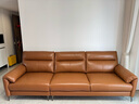 源氏木语客厅家用轻奢头层牛皮质沙发2.78米大三人位（浅棕灰全真皮） 实拍图