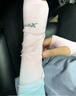特步（XTEP）冰袖防晒女透气夏季冰丝防紫外线渐变薄款开车骑行户外袖套 指套款【渐变蓝】一对装 【直筒/套指两用防晒】假一赔十 实拍图