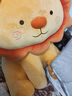 优羽卡通小狮子公仔网红太阳花狮子毛绒玩具玩偶睡觉抱枕女生布娃娃 坐款 50厘米 实拍图